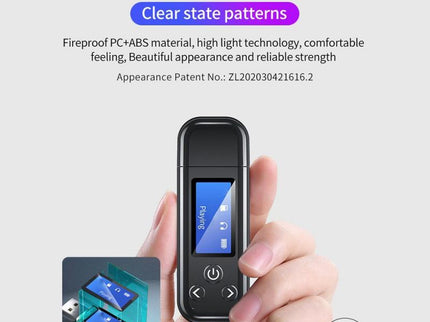 Lcd Bluetooth Audio Transmitter Receiver For Car Hands-Free-1915197516970856451