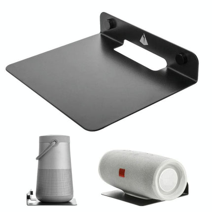 Wall Storage Bracket For Bluetooth Speaker - Universal Size Black-1915196810390016007