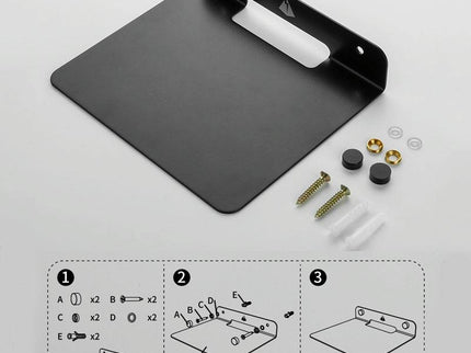 Wall Storage Bracket For Bluetooth Speaker - Universal Size Black-1915196810390016005