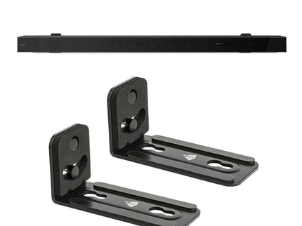 Non-Slip Wall Bracket For Long Strip Speakers - Black-1915196902639538183