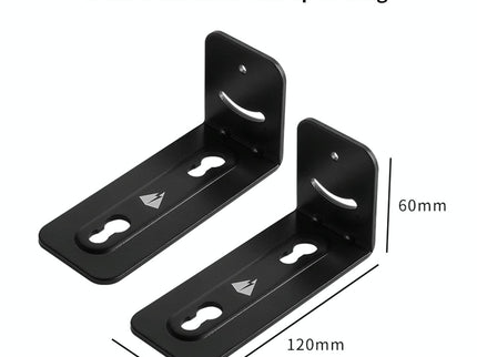 Non-Slip Wall Bracket For Long Strip Speakers - Black-1915196902639538177