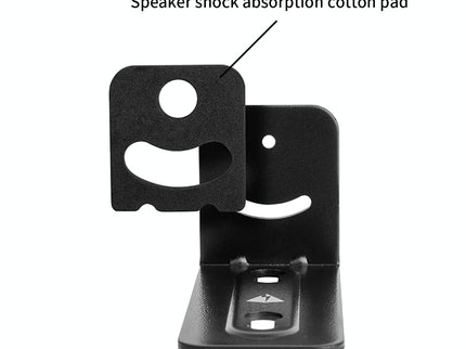 Non-Slip Wall Bracket For Long Strip Speakers - Black-1915196902639538178