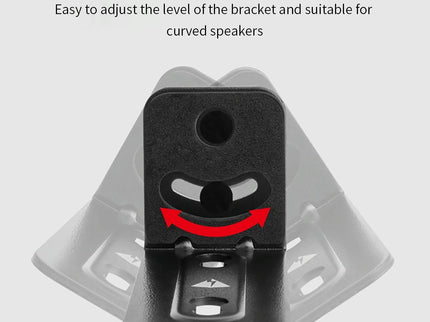 Non-Slip Wall Bracket For Long Strip Speakers - Black-1915196902639538180