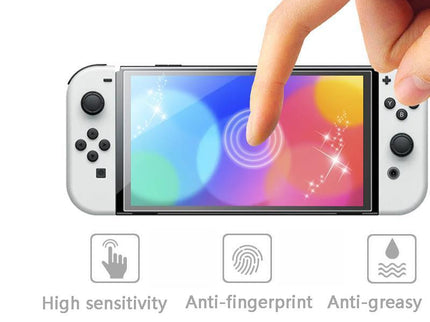 Nintendo Switch Oled Anti-Fingerprint Screen Protector-1915197524227002371