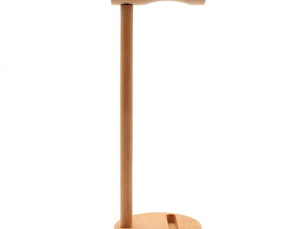 Solid Wood Desktop Headset Display Stand - Elegant Design-1915198101992378375