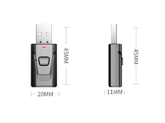 4-In-1 Bluetooth 5.0 Audio Adapter With Usb Transmit / Receive-1915197294102319105