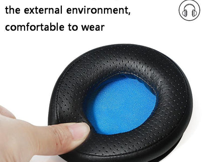 2-Pack Headset Sponge Earmuffs For Razer Kraken 7.1 V1 Pro - Black Net-1915198314471624708