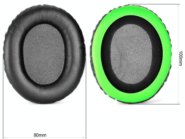 2-Pack Headset Earmuffs For Kingston Hyperx Cloud Ii / Alpha / Flight / Stinger - Black Ice Silk-1915198010950815746