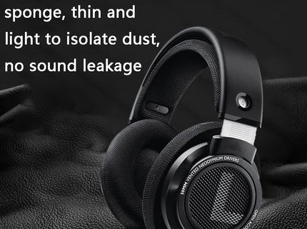 2-Pack Philips Shp9500 Headset Earmuffs - Black Mesh-1915196931198554116