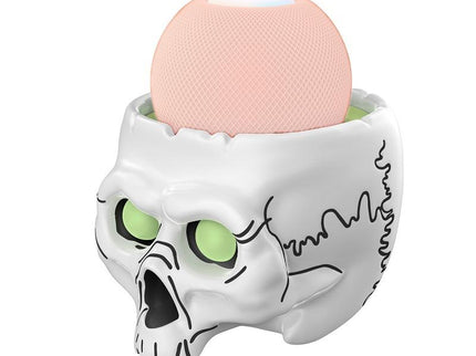 5-Piece Skull Desktop Stand For Apple Home Pod Mini - White-1915197131879223303