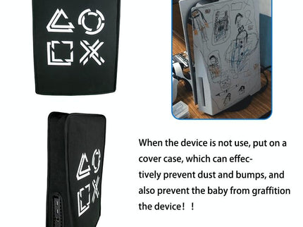 Ps5 Dust Cover - Protective Sleeve In Black-1915196903696502787