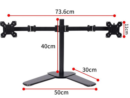 Adjustable Dual Monitor Stand For Desktop-1915198315344039938