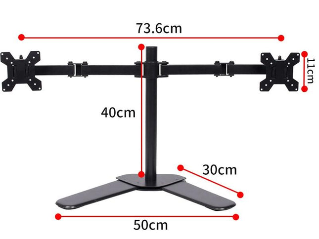 Adjustable Dual Monitor Stand For Desktop-1915198315344039938
