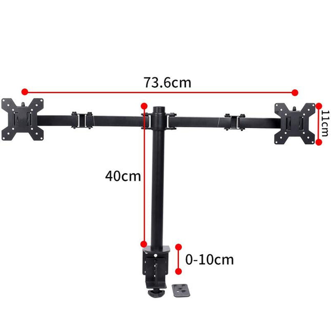 Double Screen Desktop Monitor Stand - Lifting Bracket-1964932332515364866