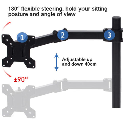Double Screen Desktop Monitor Stand - Lifting Bracket-1964932332515364867