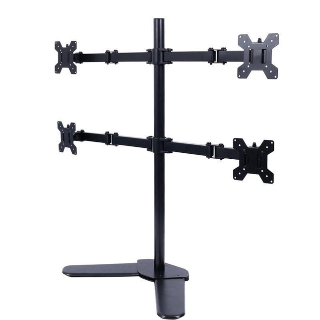 Multi-Screen Desktop Monitor Stand Base - Lifts And Organizes-1964932316652507137