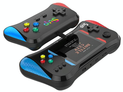 Double-Black Handheld Game Console With 3.5-Inch Screen-1915197974133215232