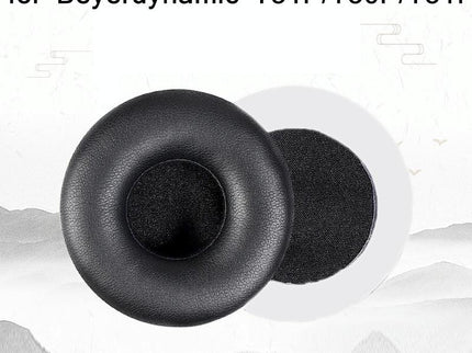 2-Pack Earphone Covers For Beyerdynamic T51 Series - Black-1915196963637301249
