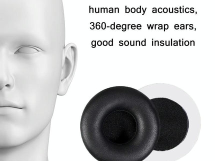 2-Pack Earphone Covers For Beyerdynamic T51 Series - Black-1915196963637301251