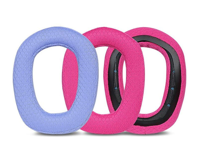 2-Pack Headrest Pads For Logitech G435 - Rose Red Sponge-1915197786379390977