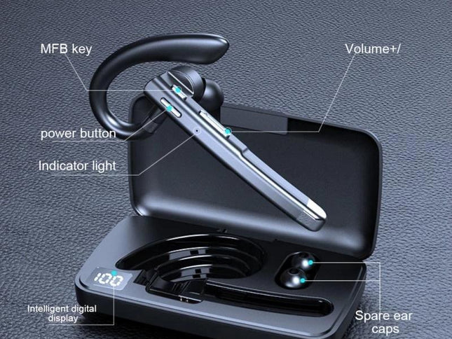 Gen2 Earhook Bluetooth Headphones - Business Edition-1915198306057850882