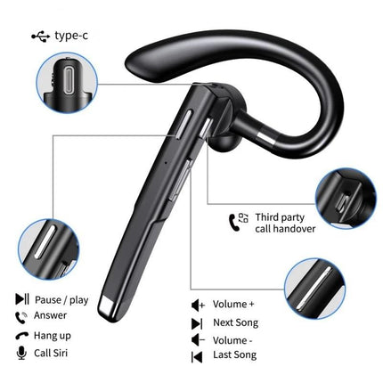 Gen2 Earhook Bluetooth Headphones - Business Edition-1915198306057850885