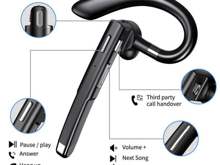 Gen2 Earhook Bluetooth Headphones - Business Edition-1915198122523496453