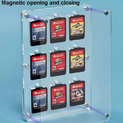 Switch Magnetic Crystal Card Storage Box - 14 Grid-1915198136008183810