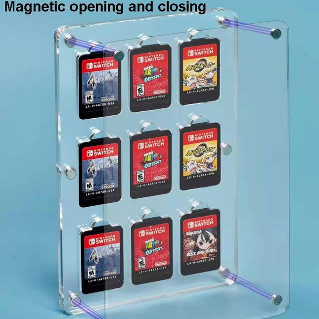 Switch Magnetic Crystal Card Storage Box - 14 Grid-1915198136008183810