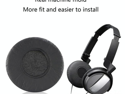 2-Pack Earpads For Sony Mdr-Nc7 / Nc5 Headset - Black Sponge Cushion-1915197135524073476