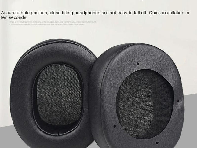Black Sponge Ear Pads For Xiberia Xl / Xo / V20 Headset - 1 Pair-1915196958465724417
