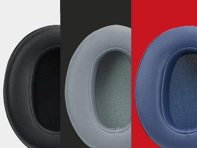2-Pack Protein Skin Earpads For Sony Wh-Xb900N Headset - Black-1922443460724527105