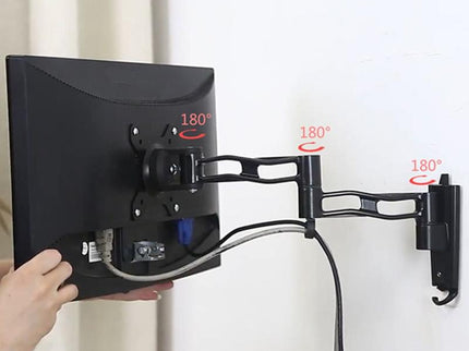 Telescopic Rotating Tv Wall Mount For Gibbon L33 Monitors-1915197298393092102