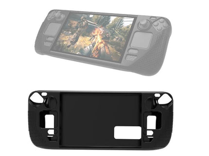 Anti-Slip Silicone Case For Steam Deck - Black-1915196875330424839
