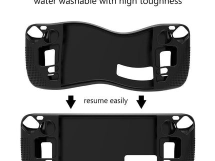 Anti-Slip Silicone Case For Steam Deck - Black-1915196875330424837