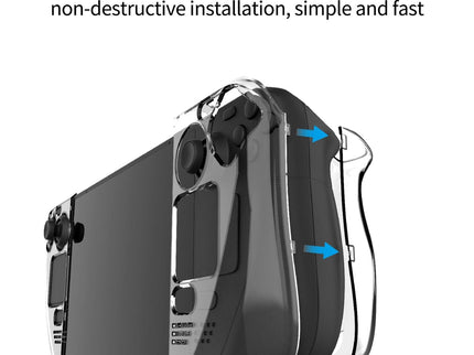 Crystal Hard Shell Case For Game Console - Split Design-1915197282245021698