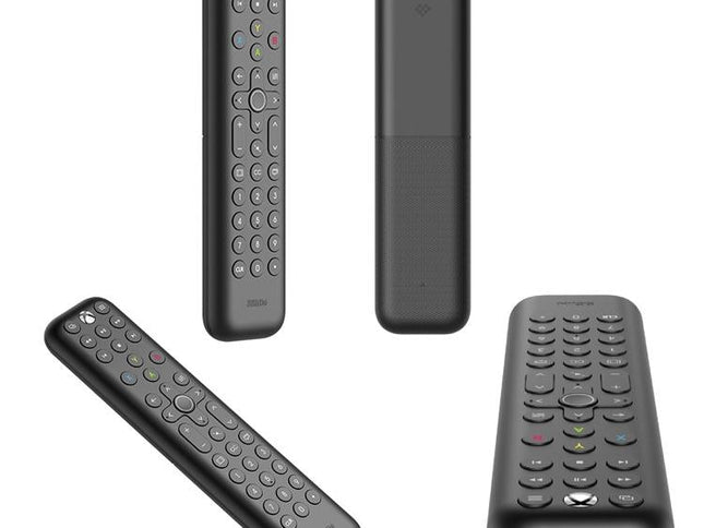 Long Backlit Media Remote For Xbox - Black-1915198345937293313