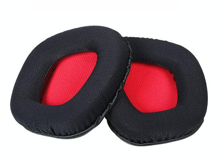 Pair Of Red Earpads For Corsair Void Pro Elite - Grid Bottom-1922443442651271173