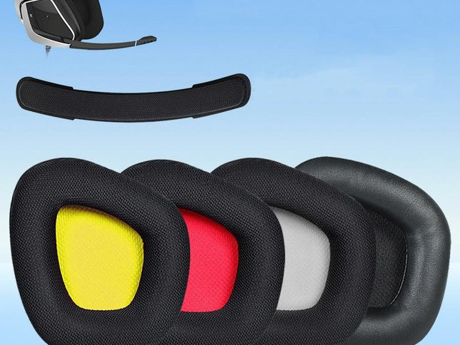 2-Pack Corsair Void Pro Elite Earpads - Yellow Grid-1915197438793224193