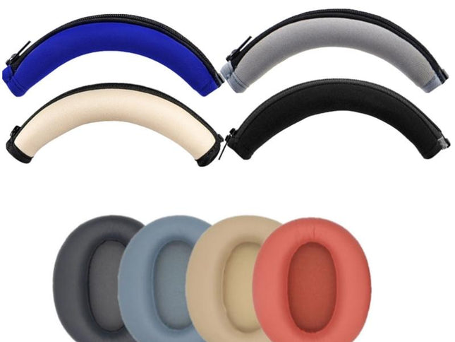 2-Pack Headset Earmuff Covers For Edifier W820Nb - Champagne Headband-1915197272115777537