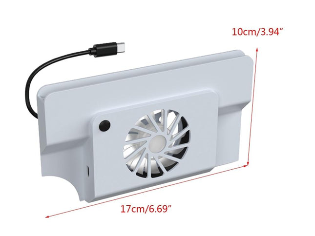 Oled Cooling Fan With Storage Slot For Switch - Compact Design-1915197555164188673