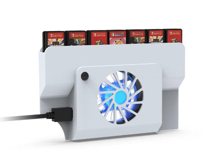 Oled Cooling Fan With Storage Slot For Switch - Compact Design-1915197555164188677