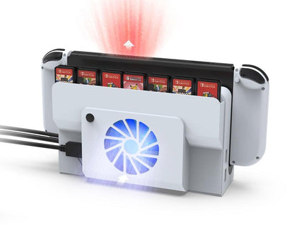 Oled Cooling Fan With Storage Slot For Switch - Compact Design-1915197555164188675