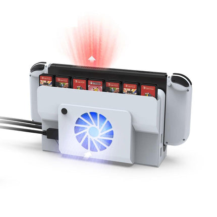 Oled Cooling Fan With Storage Slot For Switch - Compact Design-1915197555164188675