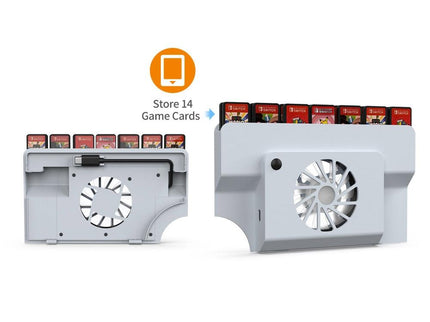 Oled Cooling Fan With Storage Slot For Switch - Compact Design-1915197555164188676