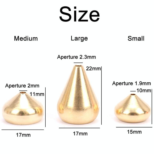 Large Drop-Shaped Incense Burner Bracket - Set Of 10-1915197997541625858
