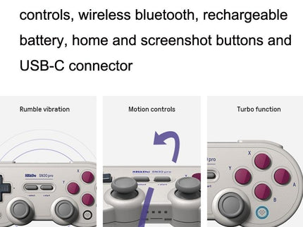 Light Gray Wireless Gamepad For Nintendo Switch-1915197131724034050
