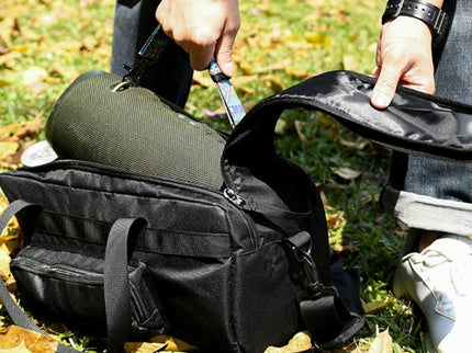 Double Zipper Speaker Storage Bag For Jbl Xtreme - Adjustable Black-1915196913938993157