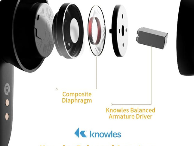 Shadow Black Wireless Bluetooth Earphones - Waterproof And Dustproof-1915196905504247810