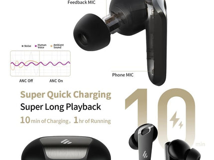 Shadow Black Wireless Bluetooth Earphones - Waterproof And Dustproof-1915196905504247811